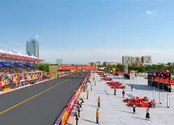 F1赛场再起风云：嵩山赤兔队险胜渝州火箭队，赛场气氛火爆边后卫成为亮点